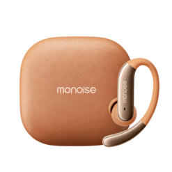 Monoise Q16 оранжеви безжични слушалки със зарядна кутия